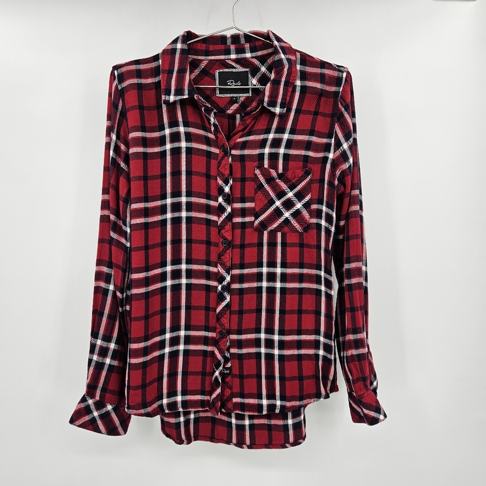 Rails Hunter Shirt Red Black White Plaid Small